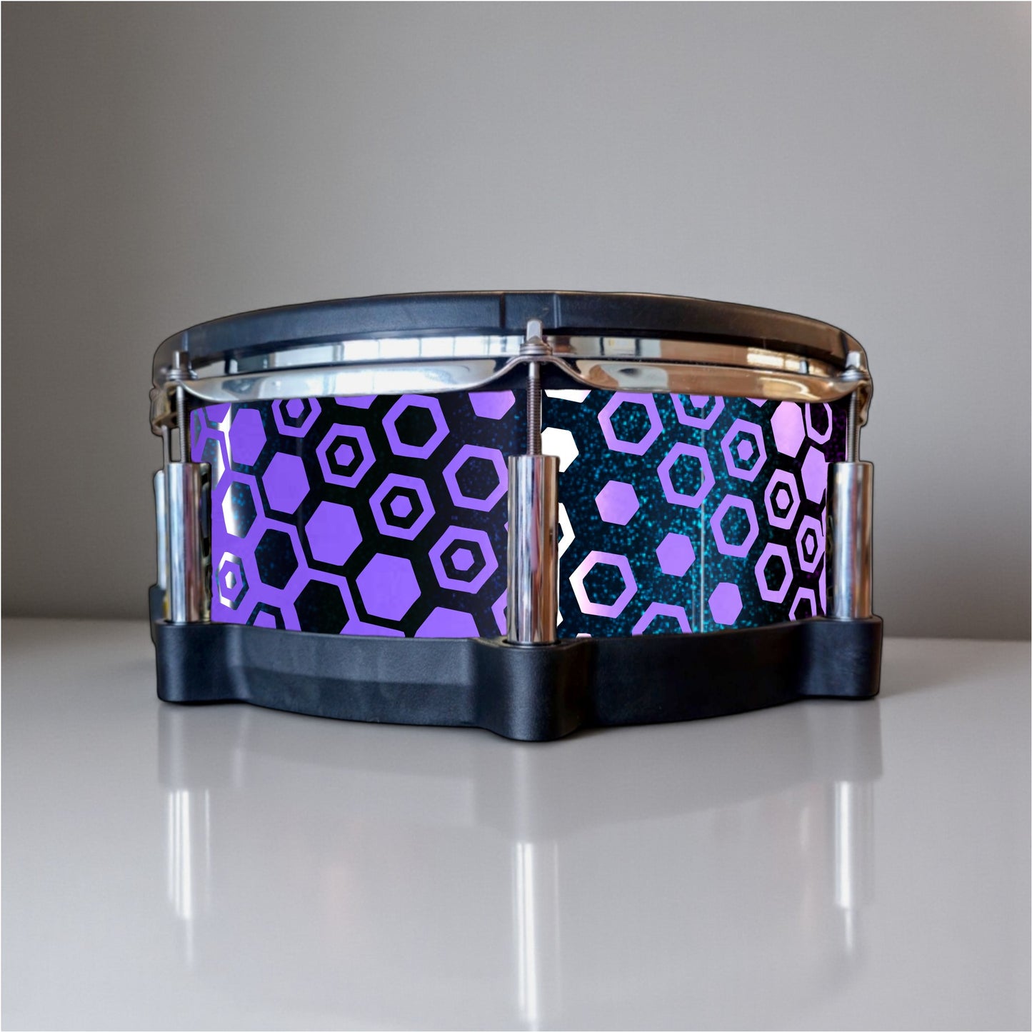 Hexagonal Fade Drum Wrap