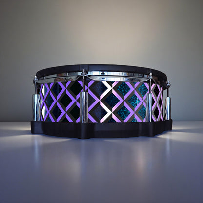 3D Tile Drum Wrap (Black Base)