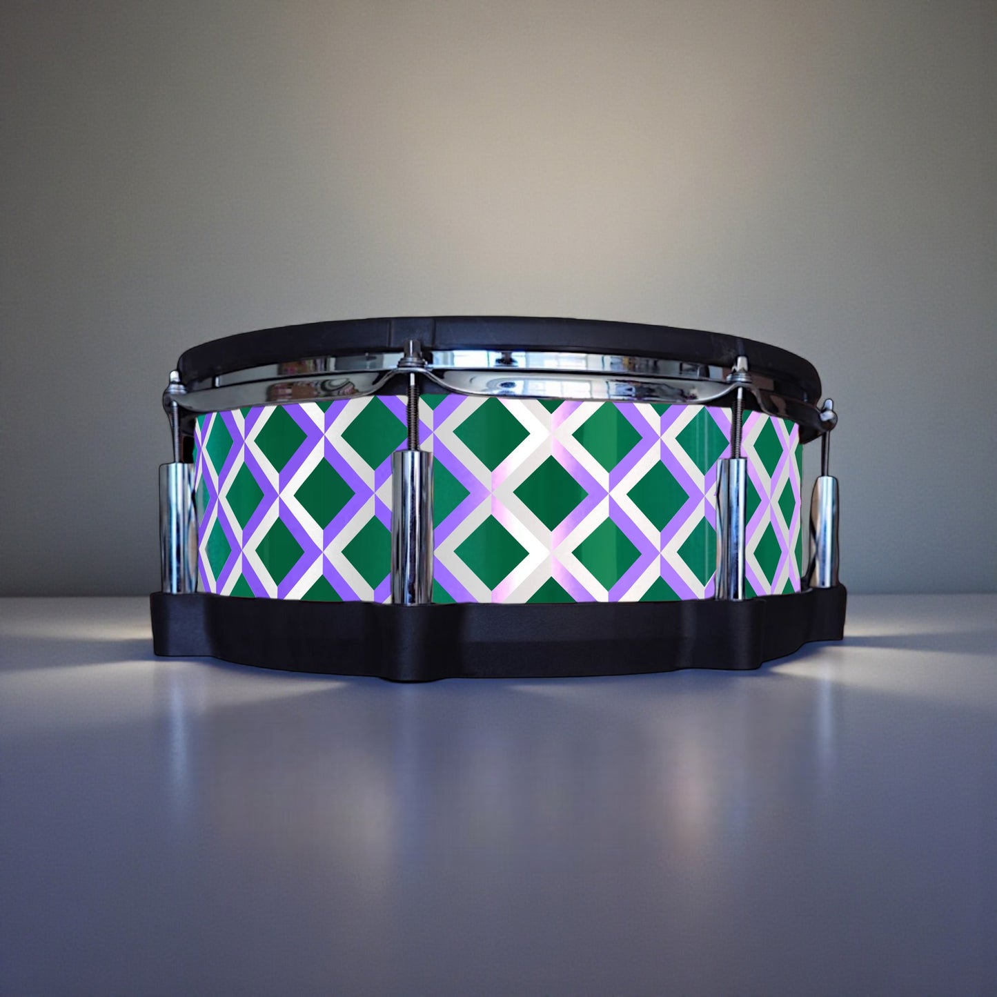 3D Tile Drum Wrap (White Base)