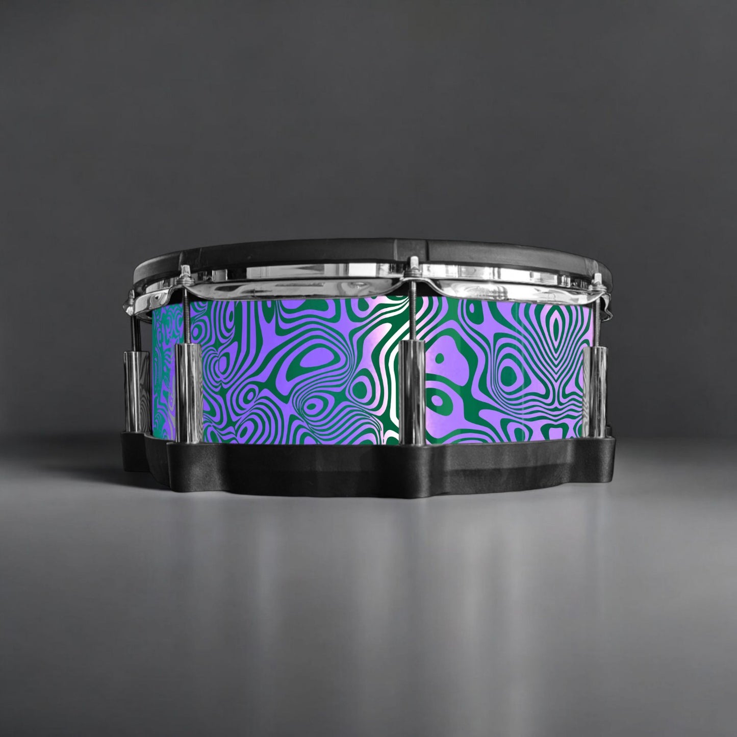 Psychedelic Swirl Drum Wrap