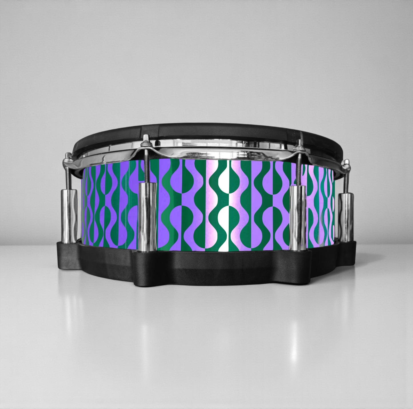 Negative Circles Drum Wrap