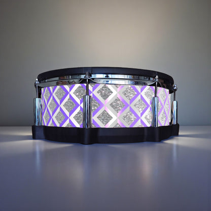 3D Tile Drum Wrap (White Base)