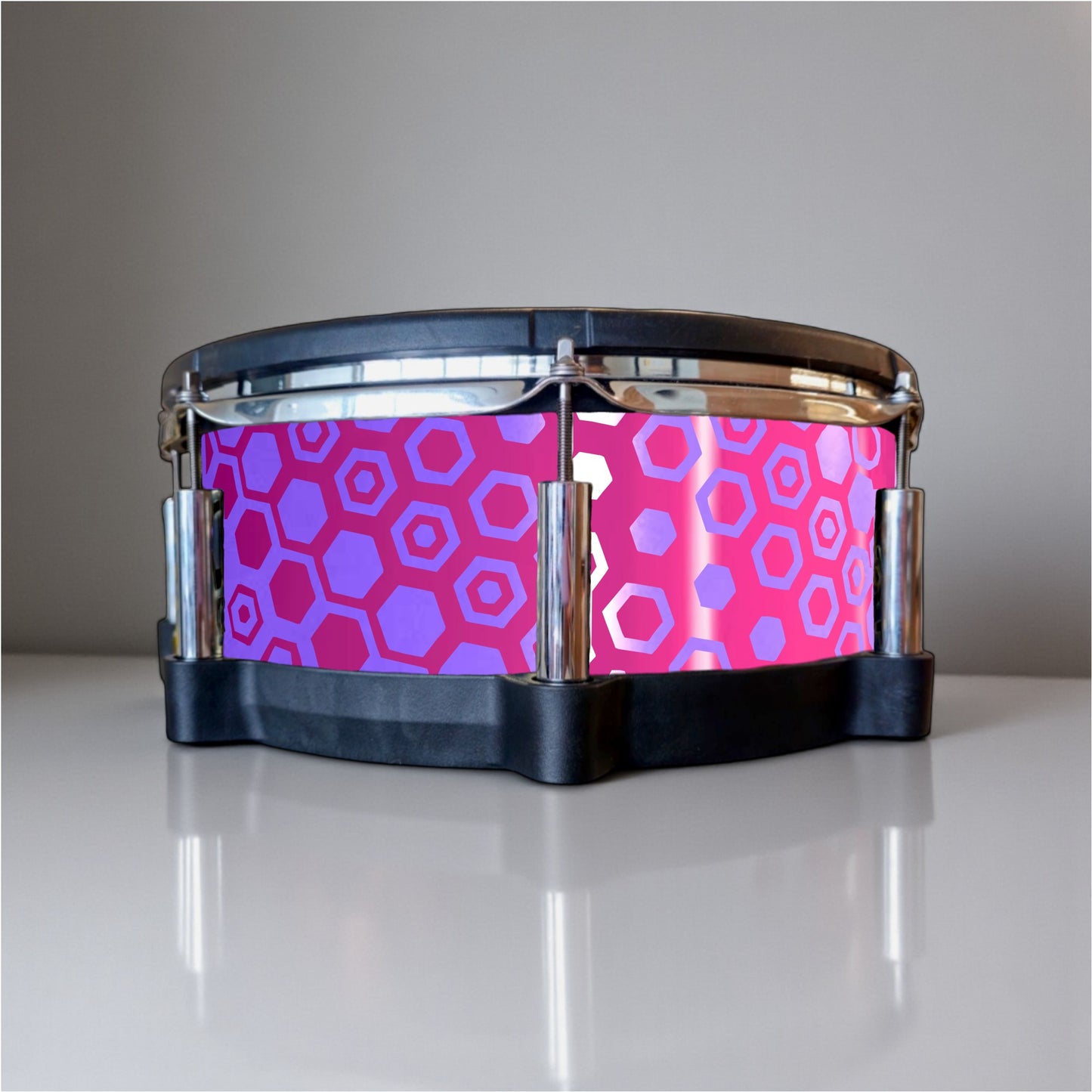 Hexagonal Fade Drum Wrap