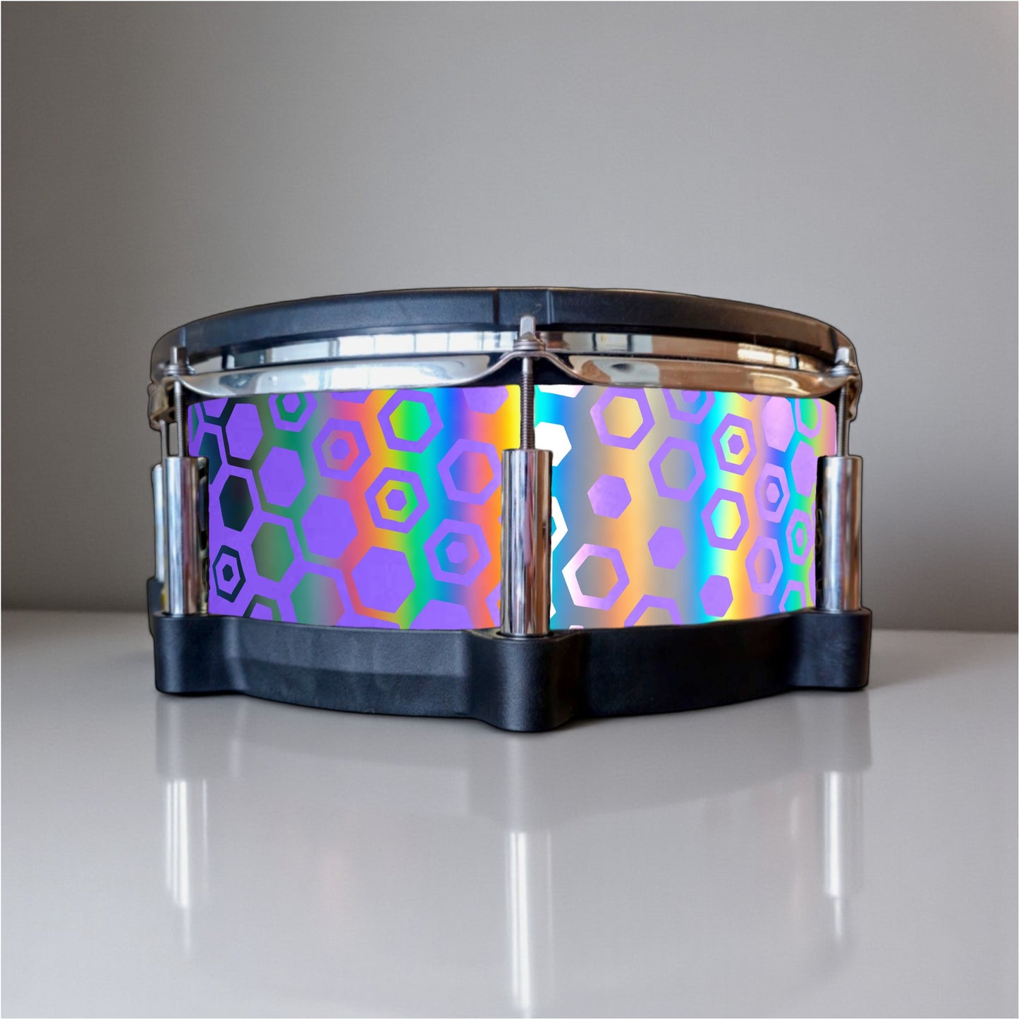 Hexagonal Fade Drum Wrap