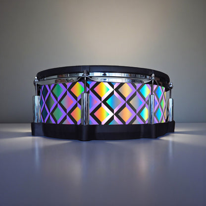 3D Tile Drum Wrap (Black Base)