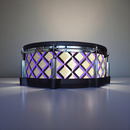 3D Tile Drum Wrap (Black Base)