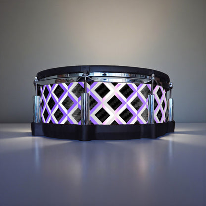 3D Tile Drum Wrap (White Base)