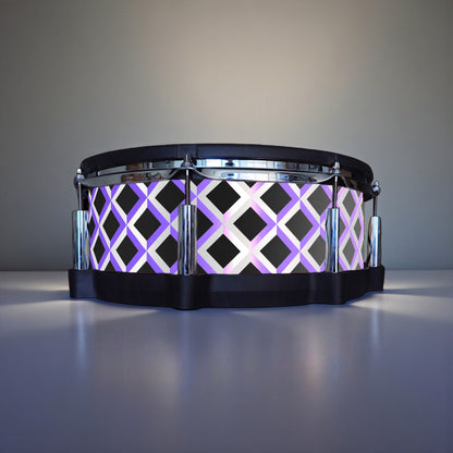 3D Tile Drum Wrap (White Base)