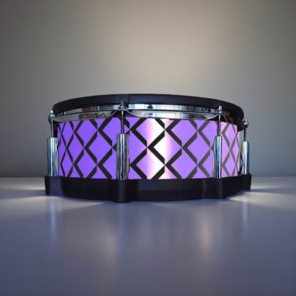 3D Tile Drum Wrap (Black Base)
