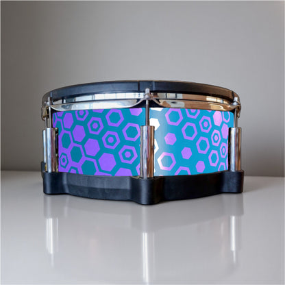Hexagonal Fade Drum Wrap