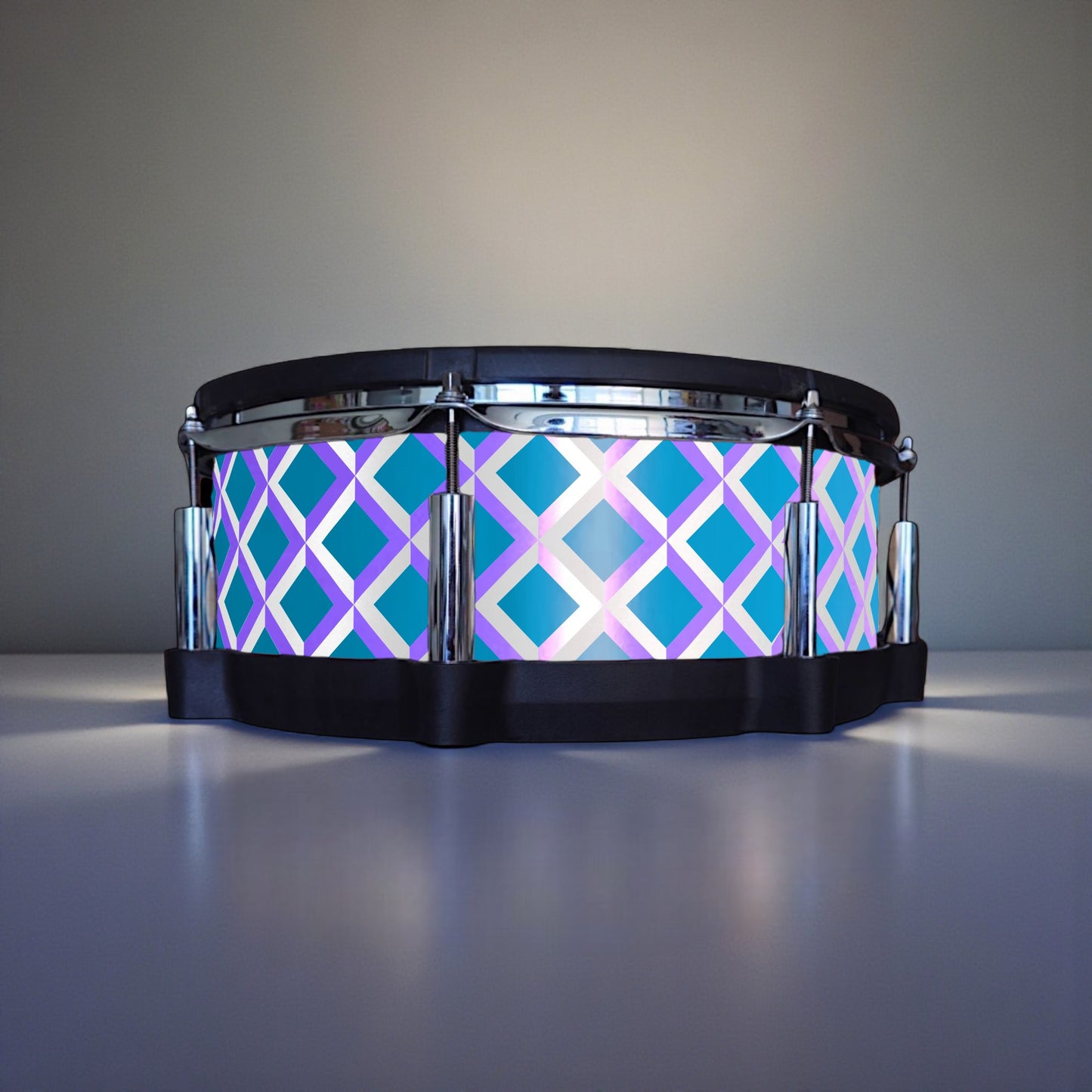 3D Tile Drum Wrap (White Base)