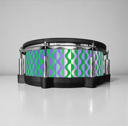 Negative Circles Drum Wrap