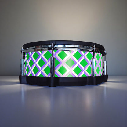 3D Tile Drum Wrap (White Base)