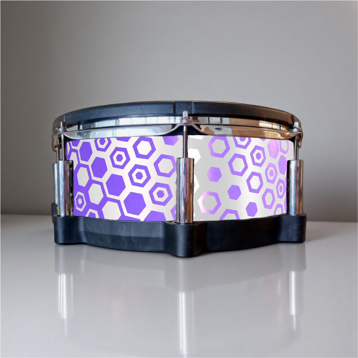 Hexagonal Fade Drum Wrap