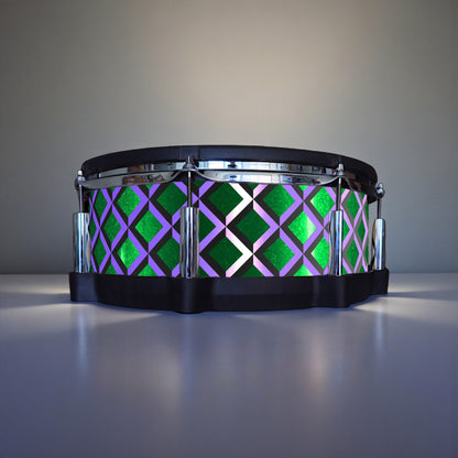 3D Tile Drum Wrap (Black Base)