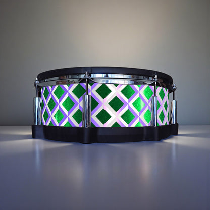 3D Tile Drum Wrap (White Base)