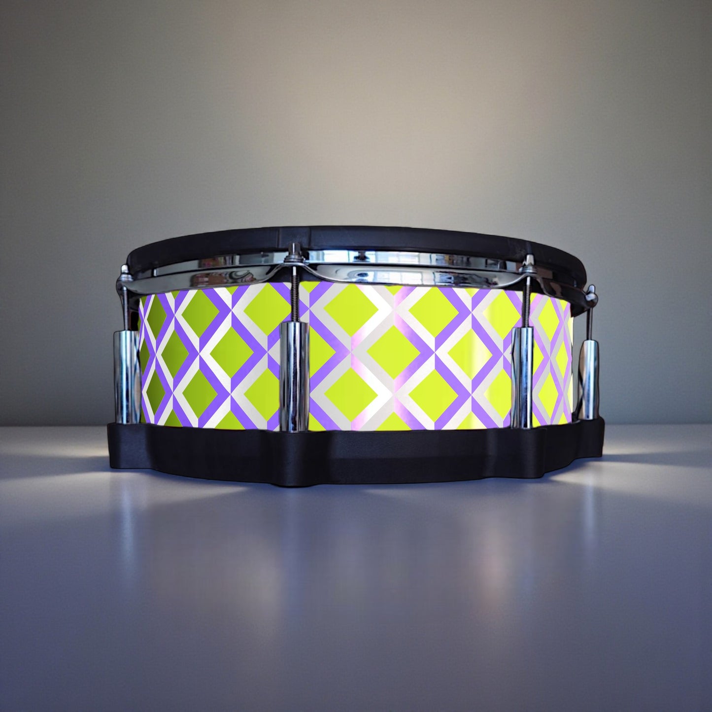 3D Tile Drum Wrap (White Base)