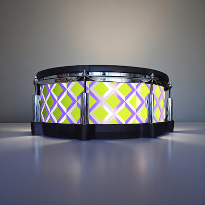 3D Tile Drum Wrap (White Base)