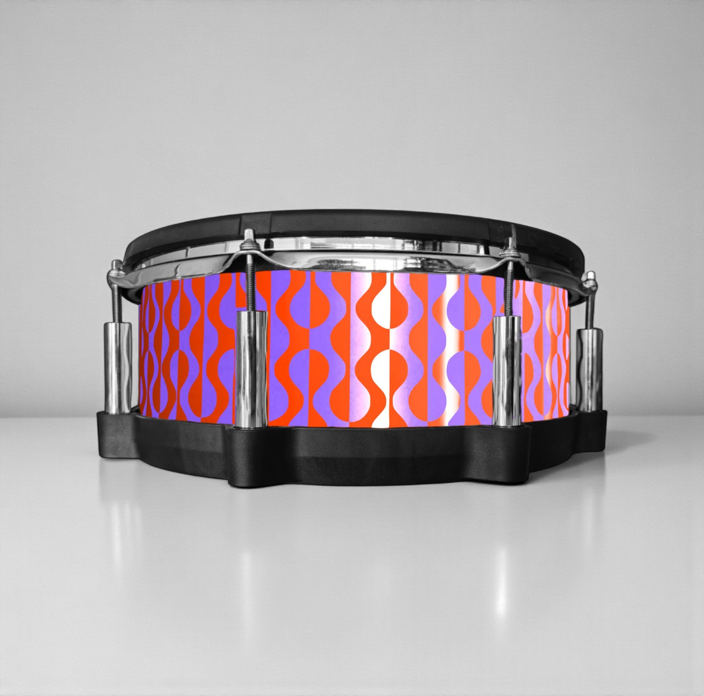 Negative Circles Drum Wrap