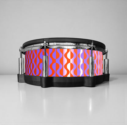Negative Circles Drum Wrap