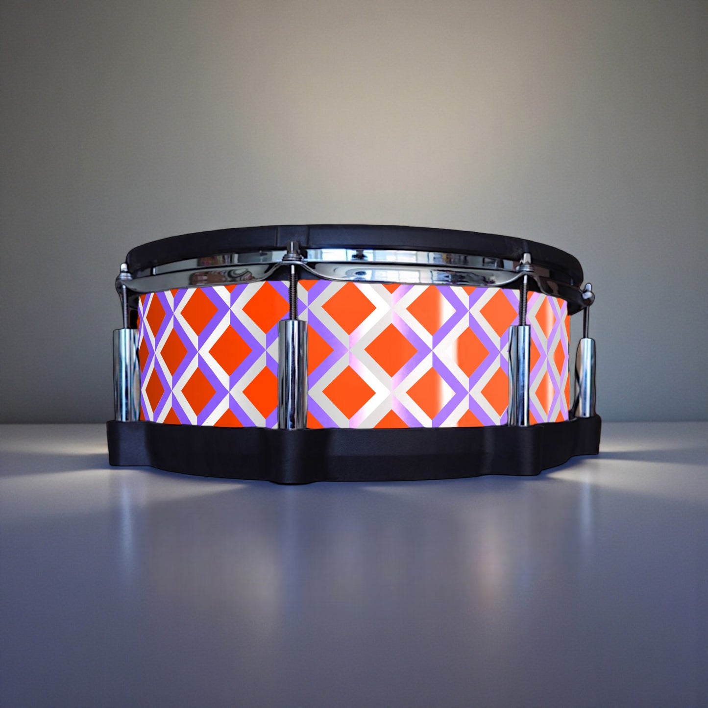 3D Tile Drum Wrap (White Base)