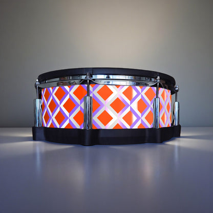 3D Tile Drum Wrap (White Base)