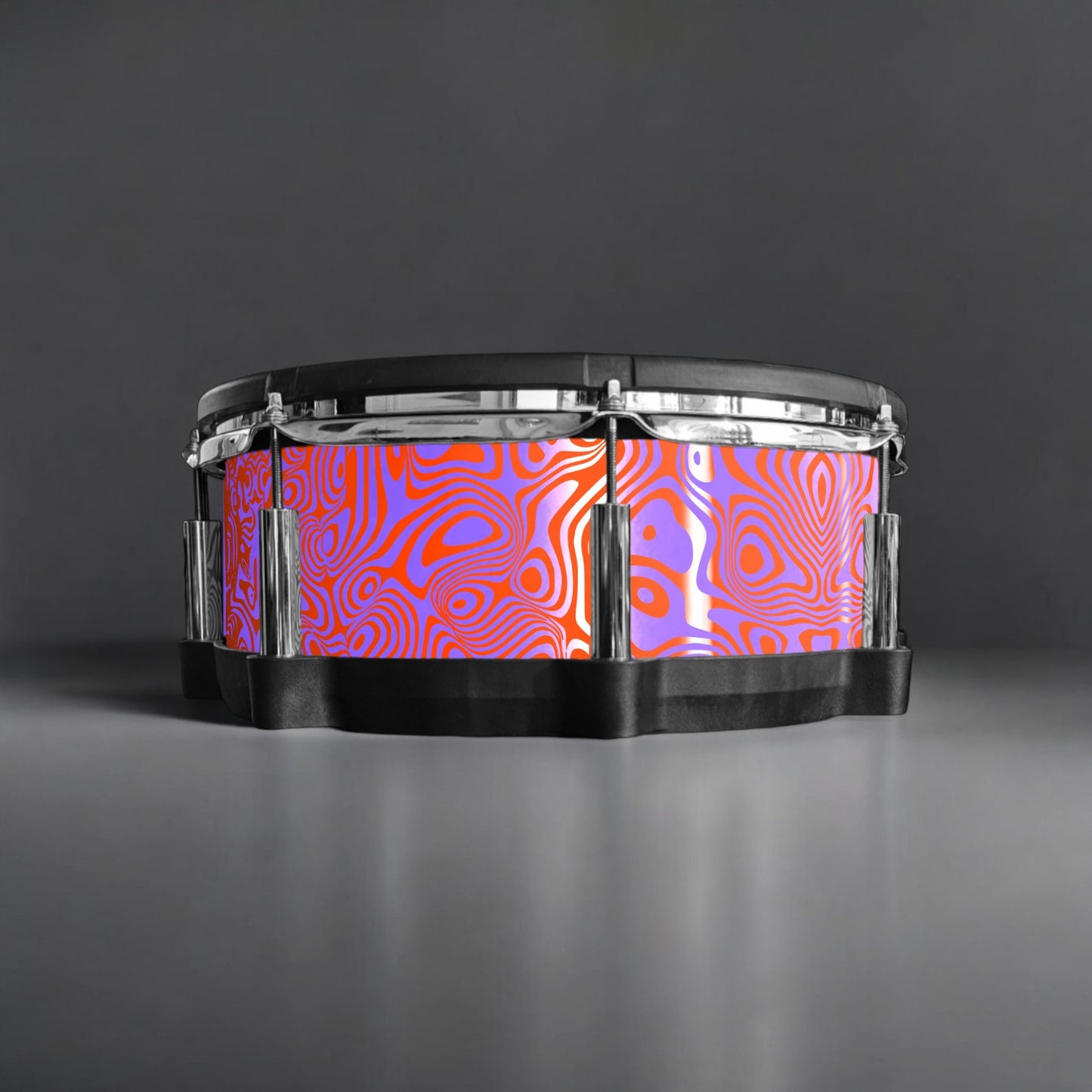 Psychedelic Swirl Drum Wrap