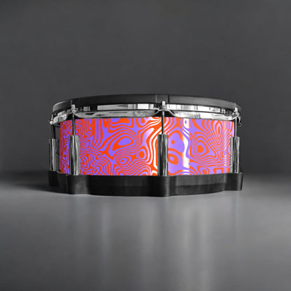 Psychedelic Swirl Drum Wrap