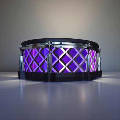 3D Tile Drum Wrap (Black Base)