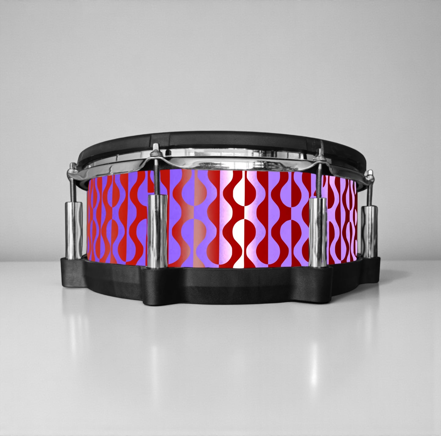 Negative Circles Drum Wrap