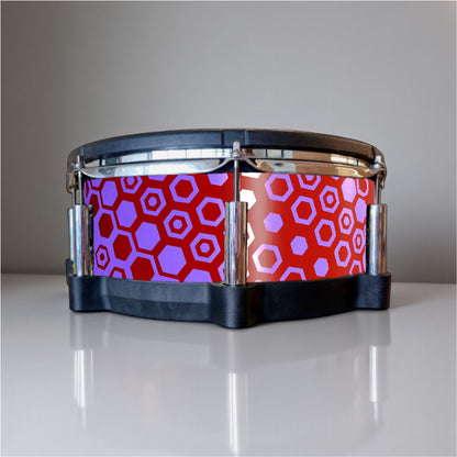 Hexagonal Fade Drum Wrap