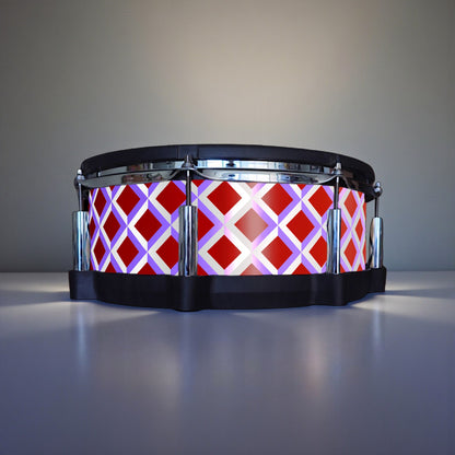 3D Tile Drum Wrap (White Base)