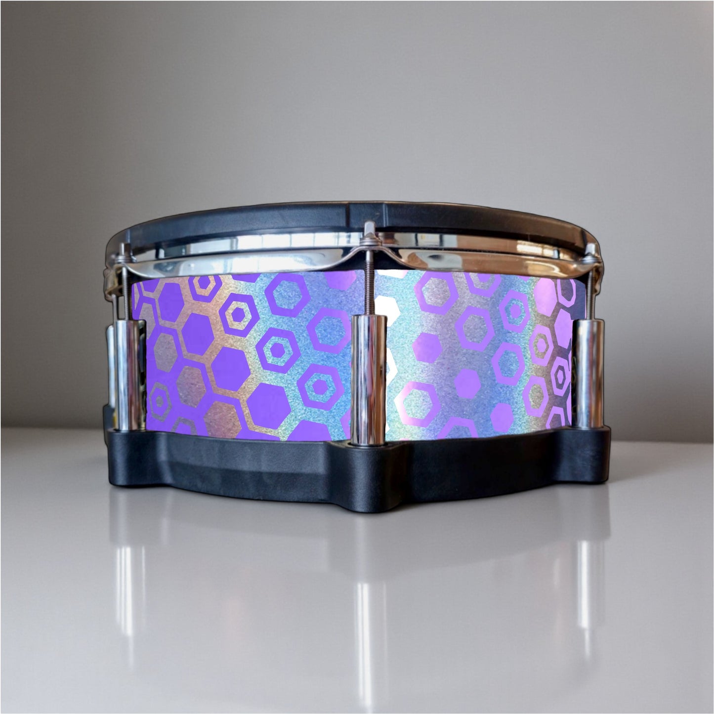 Hexagonal Fade Drum Wrap