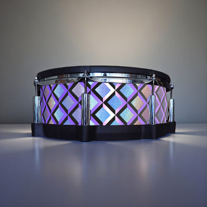 3D Tile Drum Wrap (Black Base)