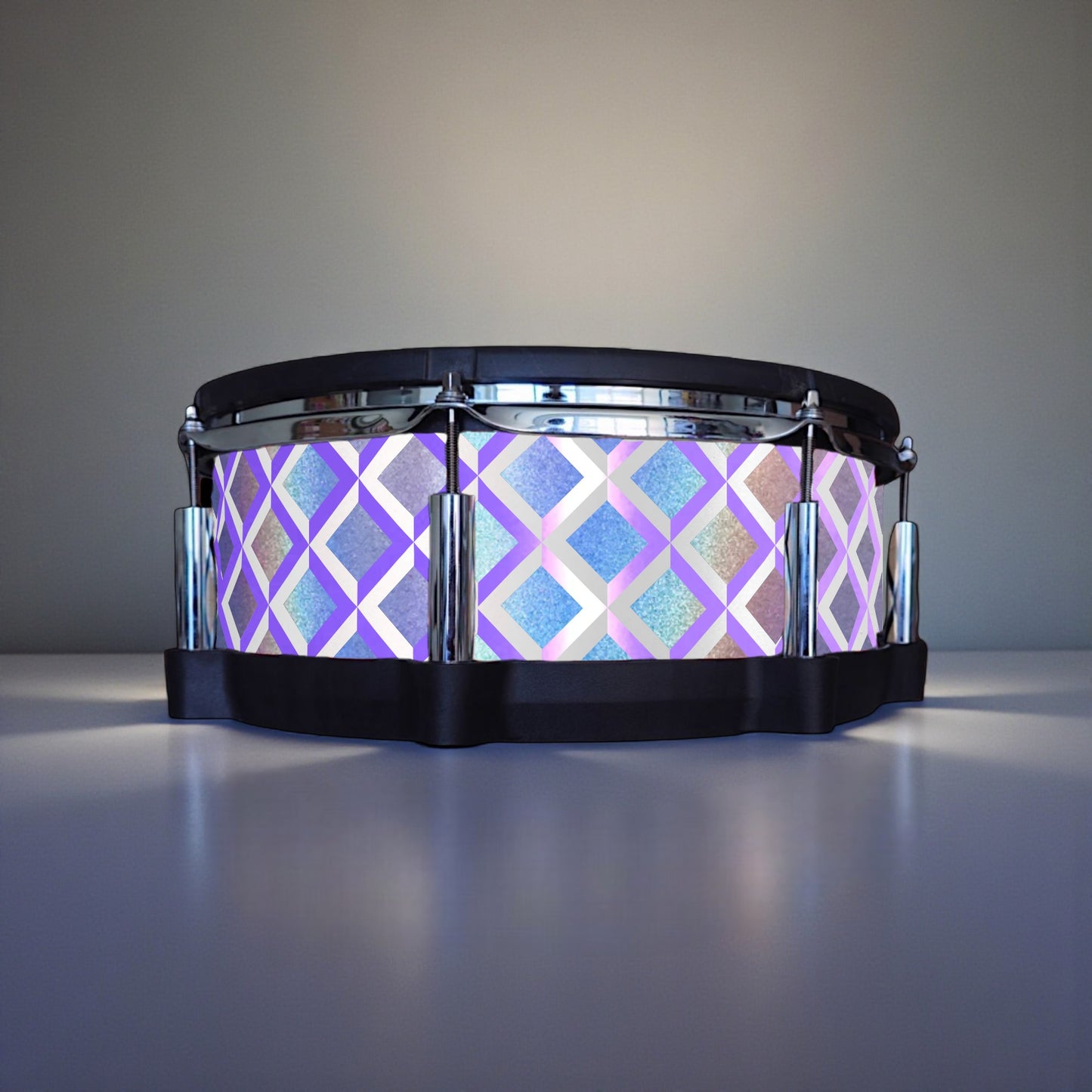 3D Tile Drum Wrap (White Base)