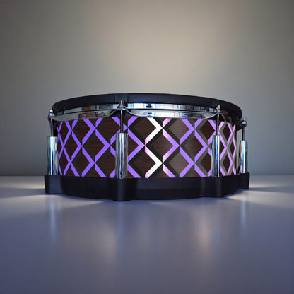 3D Tile Drum Wrap (Black Base)