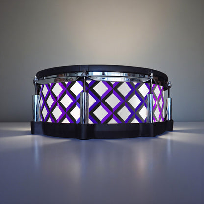 3D Tile Drum Wrap (Black Base)
