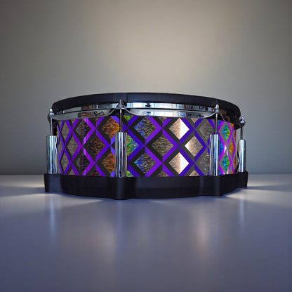 3D Tile Drum Wrap (Black Base)