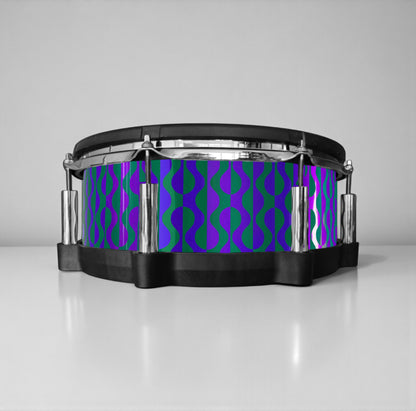 Negative Circles Drum Wrap