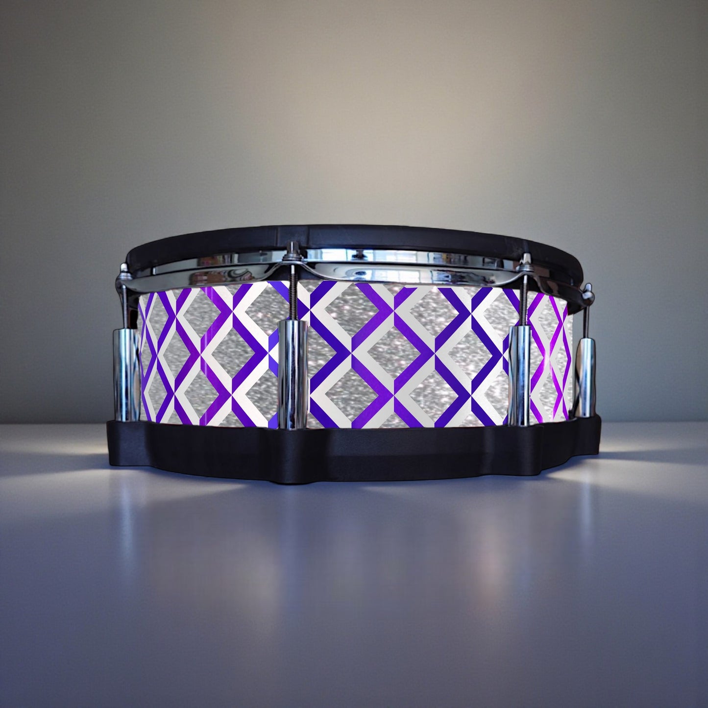 3D Tile Drum Wrap (White Base)