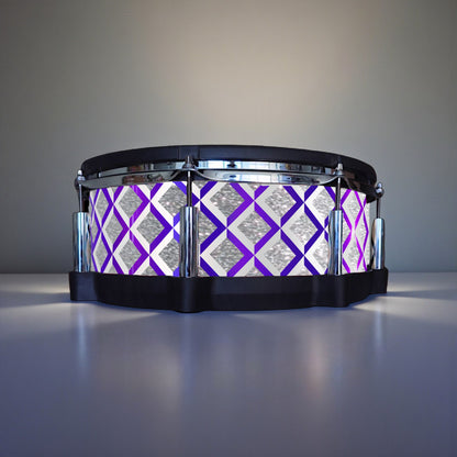 3D Tile Drum Wrap (White Base)