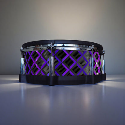3D Tile Drum Wrap (Black Base)