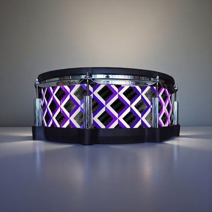 3D Tile Drum Wrap (White Base)