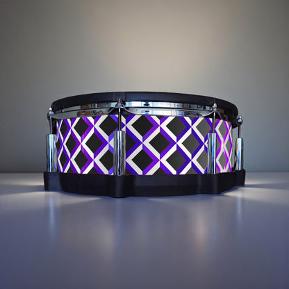 3D Tile Drum Wrap (White Base)