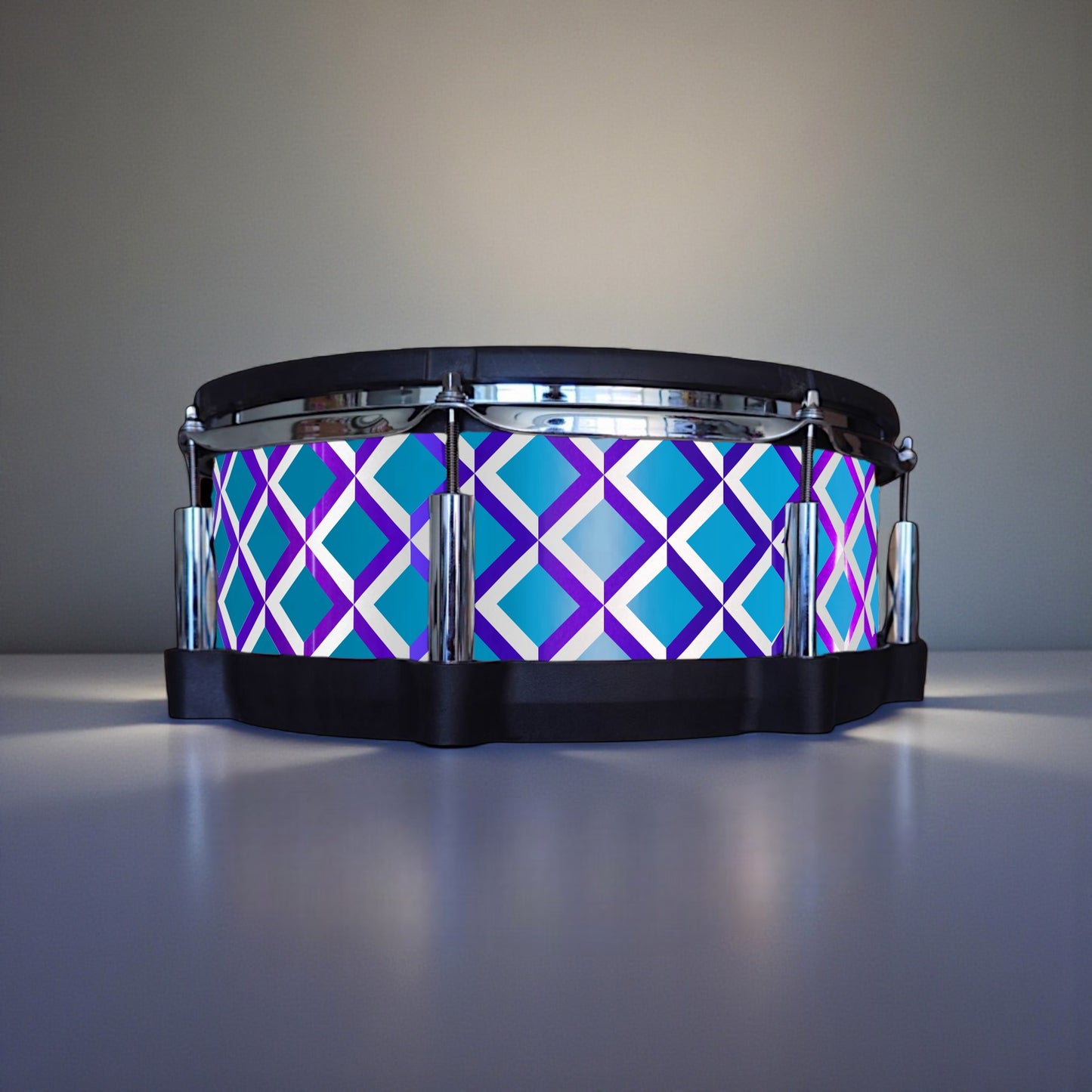 3D Tile Drum Wrap (White Base)