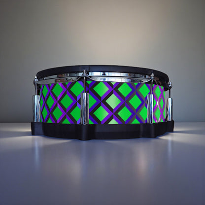 3D Tile Drum Wrap (Black Base)