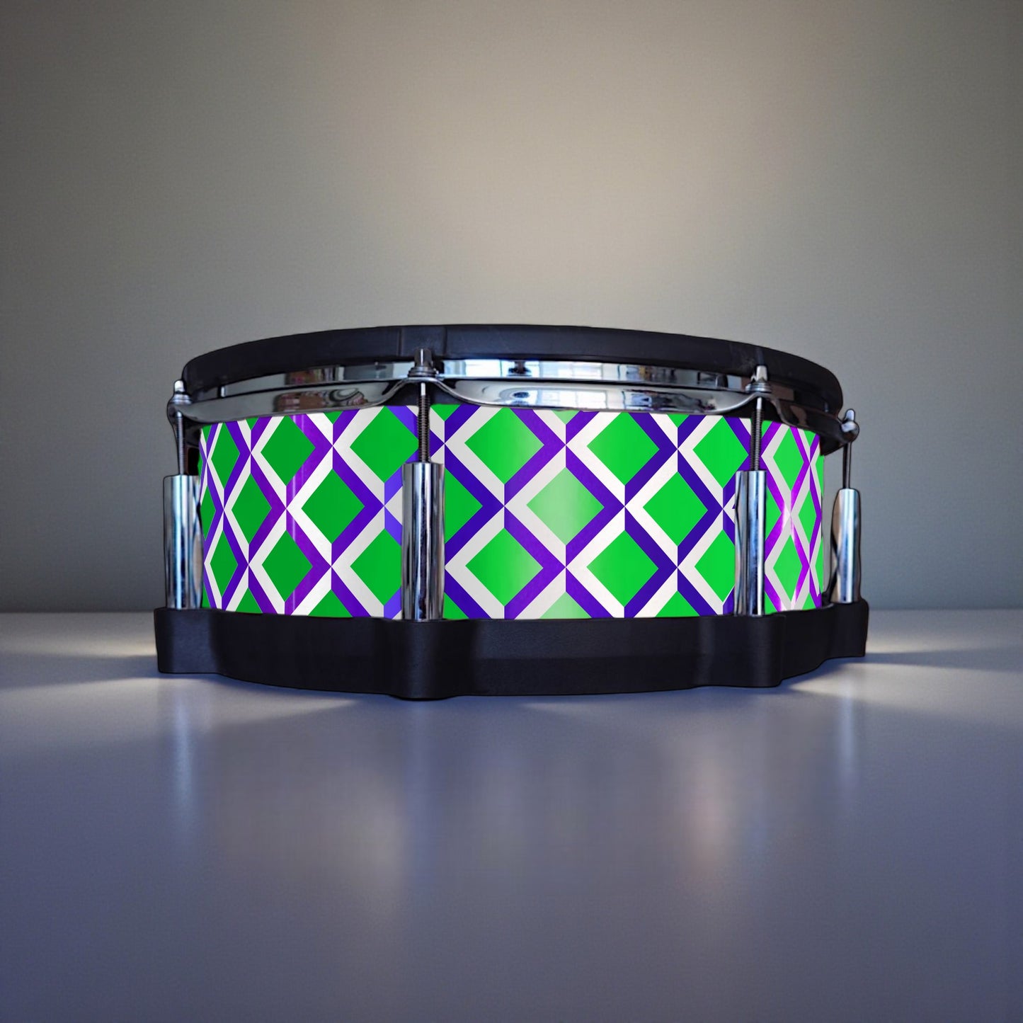 3D Tile Drum Wrap (White Base)