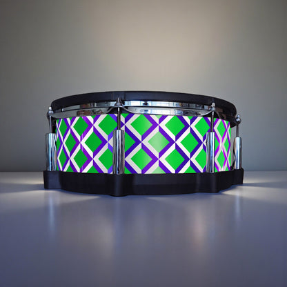 3D Tile Drum Wrap (White Base)