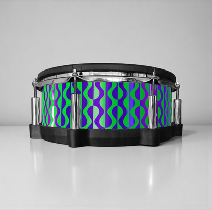 Negative Circles Drum Wrap