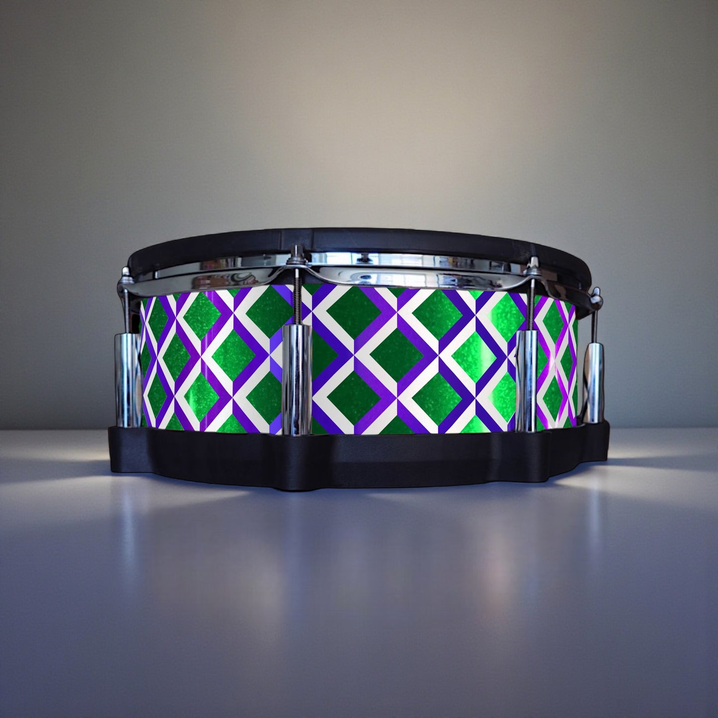 3D Tile Drum Wrap (White Base)